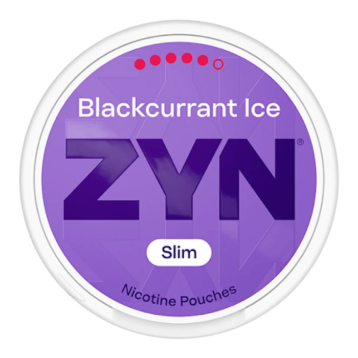  ZYN Blackcurrant Ice Slim S5