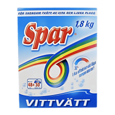 Spar Spar Tvättmedel Vit 4 X 1,7 KG