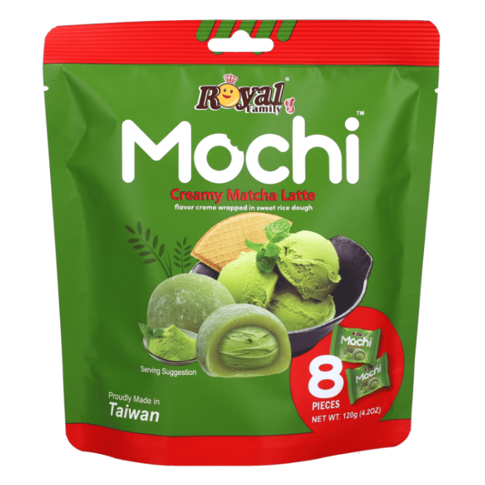  Royal Family Mochi Creamy Matcha Latte 12 X 120 G