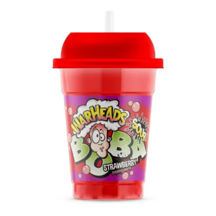  Warheads Boba Sour Strawberry 28 X 40 CL