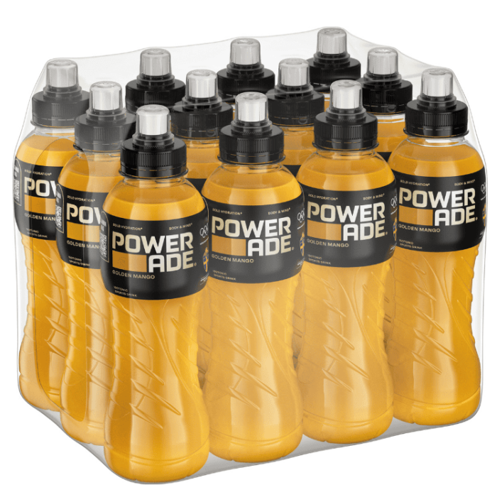  Powerade Golden Mango 12 X 50 CL