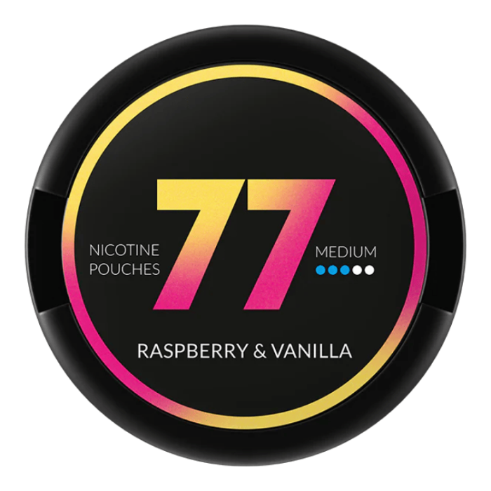  77 Raspberry Vanilla Slim Medium All White