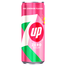  7UP Zero Pink Lemonade 20 X 33 CL