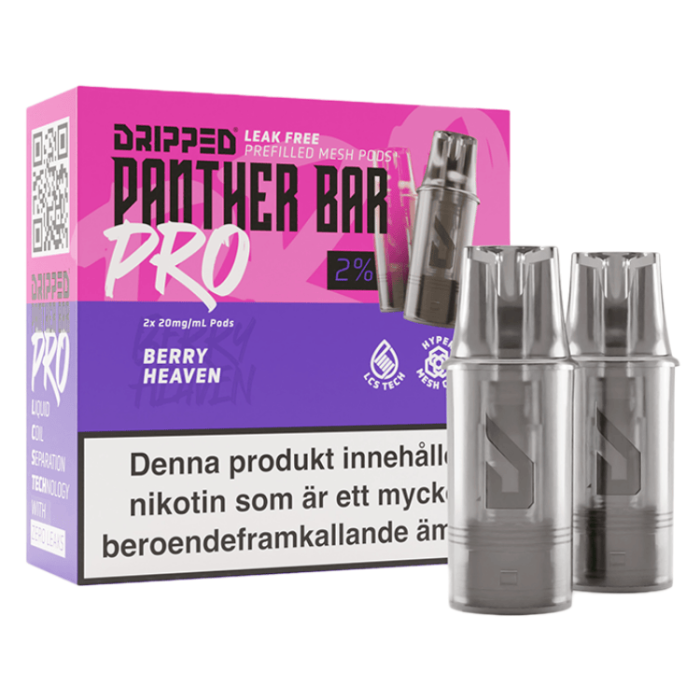  Dripped Panther Bar PRO POD Berry Heaven 10-PACK