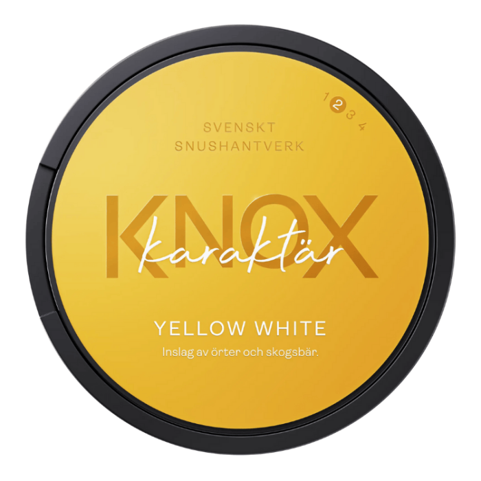  Knox Karaktär Yellow White
