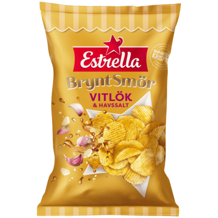  EST Brynt Smör, Vitlök & Havssalt 21 X 175 G