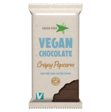  Green Star Vegan Crispy Popcorn Chocolate 12 X 90G