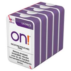  on! Licorice 3 Nicotine Pouches