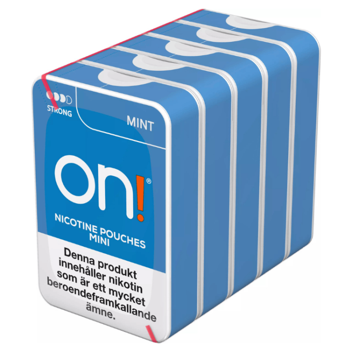  on! Mint 6 Nicotine Pouches