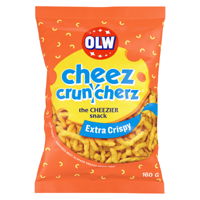 OLW OLW Cheez Cruncherz 28 X 160 G