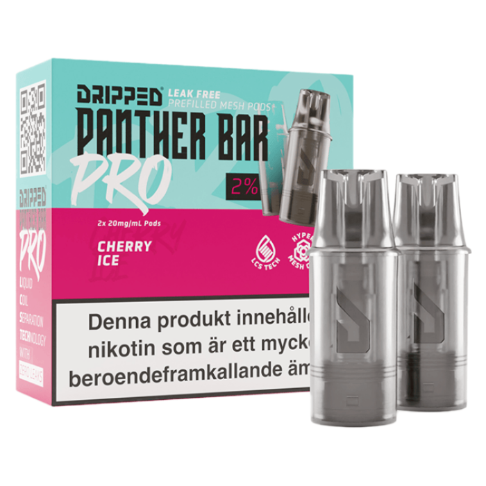  Dripped Panther Bar PRO POD Cherry Ice 10-PACK