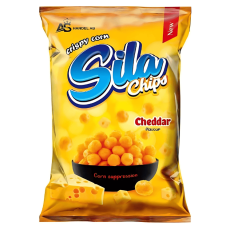 Sila Sila Snacks Cheddar 24 X 55 G