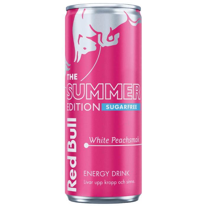  Red Bull Summer Edition White Peach Z. 24 X 25 CL
