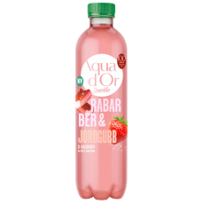 Aquador Aquador Sparkles Rabarber & Jordgubb 12 X 50 CL