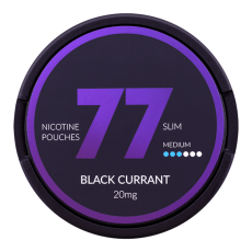  77 Black Currant Slim Medium All White