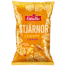 Estrella EST Stjärnor Cheese & Onion 12 X 85 G