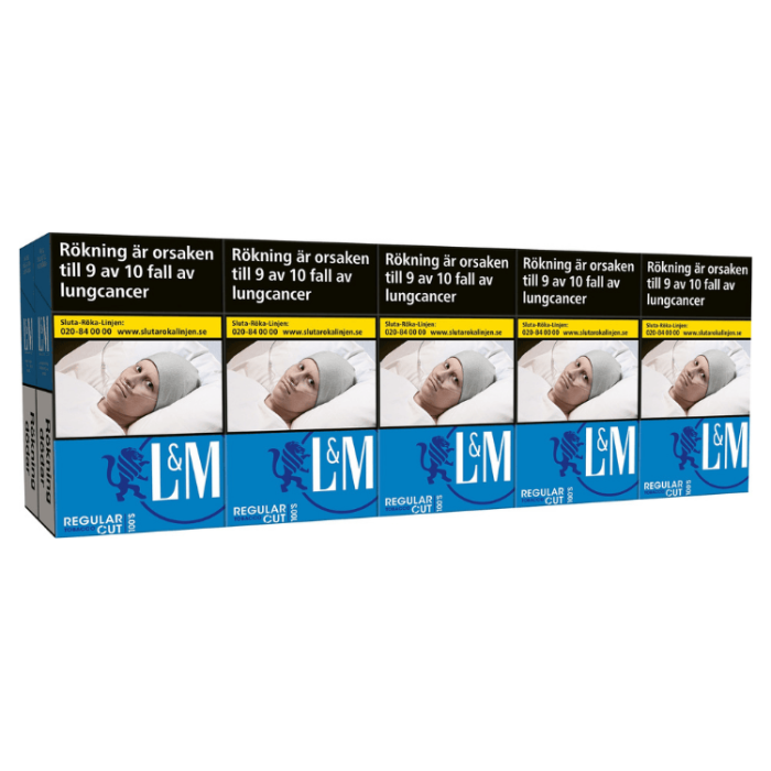  L&M Regular Cut Blue 100s