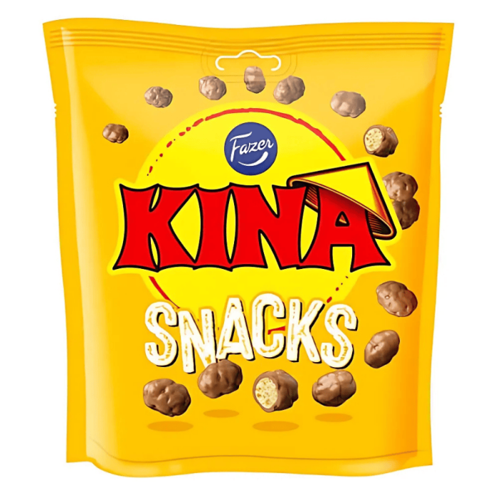  Fazer Kina Gul Snacks 15 X 180 G