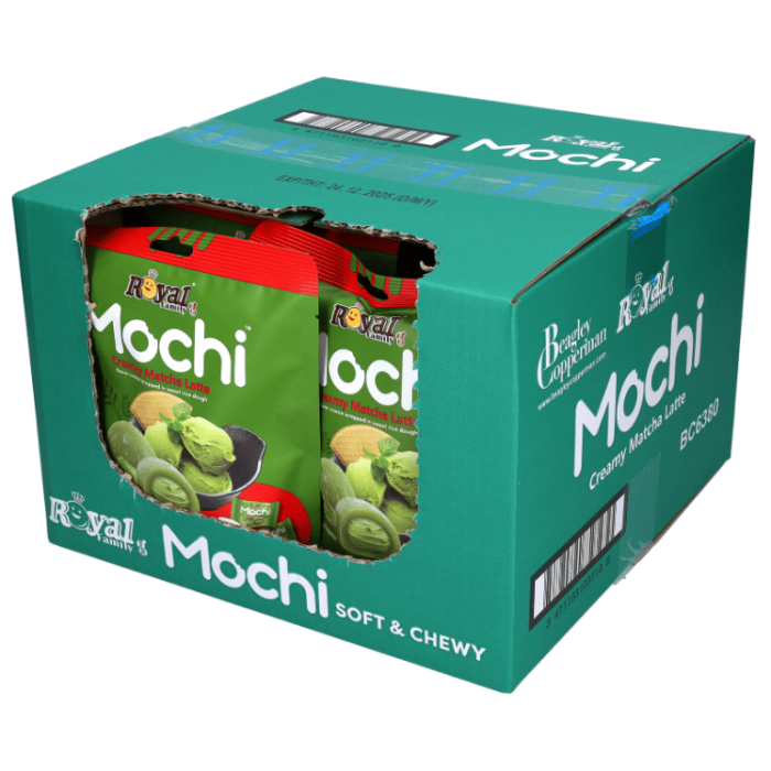  Royal Family Mochi Creamy Matcha Latte 12 X 120 G