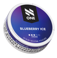  N One Slim Blueberry Ice All White