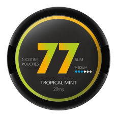  77 Tropical Mint Slim Medium All White