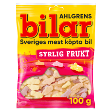  Ahlgrens Bilar Syrlig Frukt 42 X 100 G