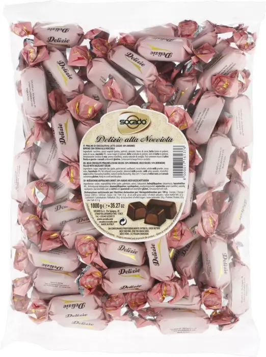 Delizie Socado Delizie Hasselnöt 1 KG