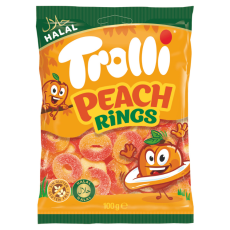 Trolli Trolli Persikoringar 30 X 100 G