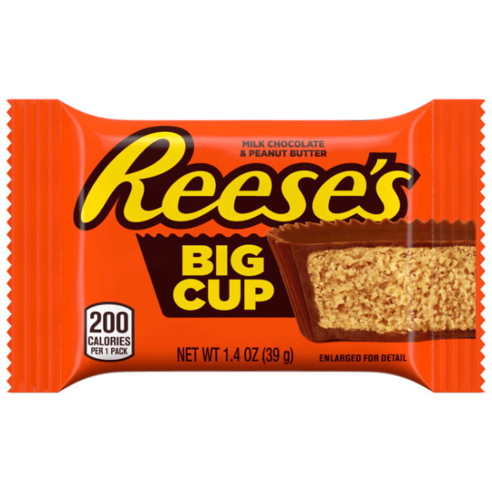  Hershey Reese's Peanut Butter Big Cup 16 X 39 G