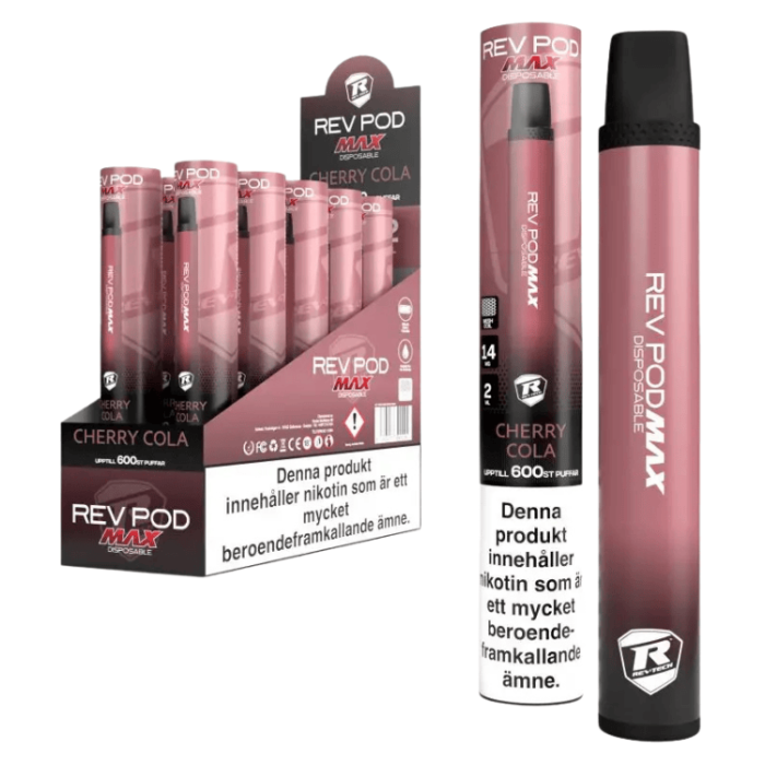  REV MAX 14 MG Cherry Cola 10-PACK