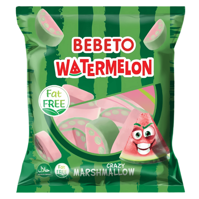  Bebeto Marshamallow Watermelon 24 X 250 G