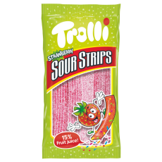 Trolli Trolli Sour Strips Strawberry 24 X 85 G