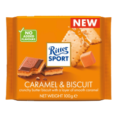  Ritter Sport Caramel & Biscuit 11 X 100 G