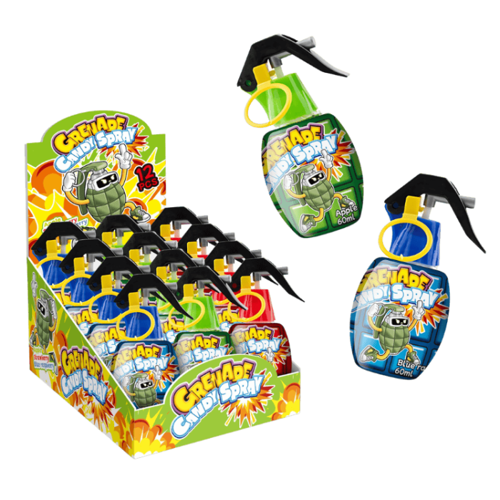  ASBA Grenade Candy Spray 12 X 60 ML