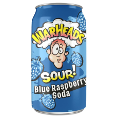 Warheads Warheads Sour Soda Blue Raspberry 12 X 33 CL