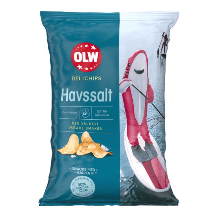 OLW OLW Delichips Havssalt 10 X 150 G
