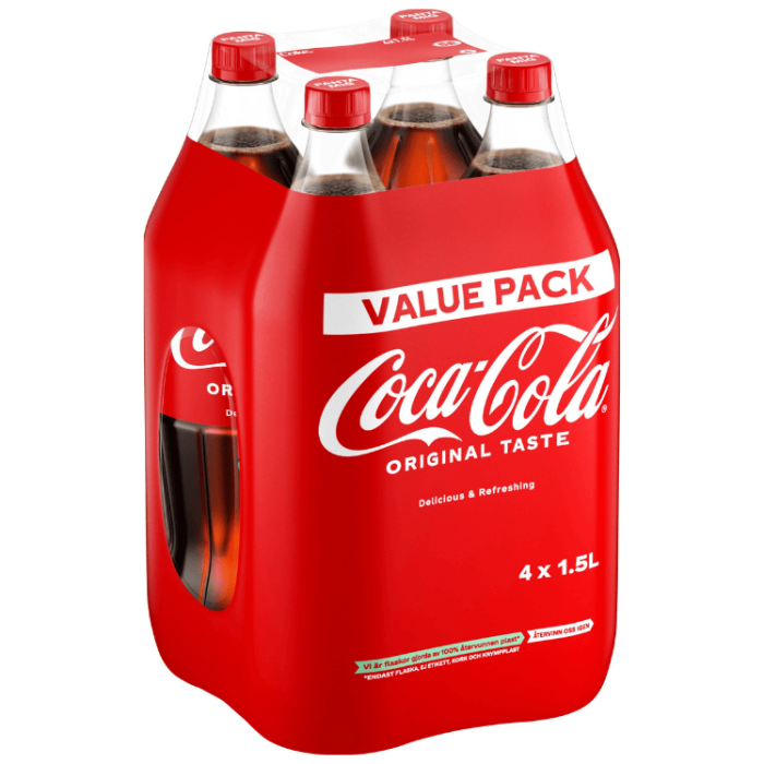Coca-Cola Coca Cola Value Pack 4 X 1,5 L