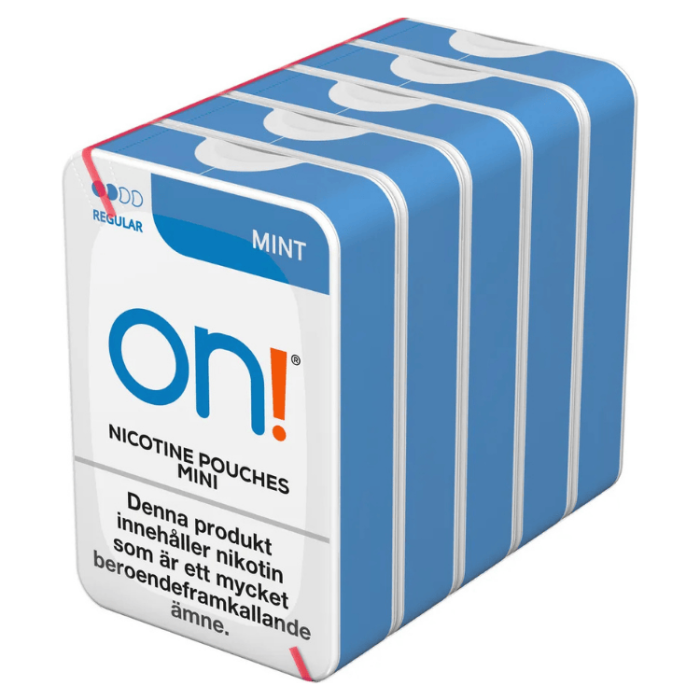  on! Mint 3 Nicotine Pouches