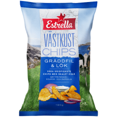 Estrella Estrella V&auml;stkustchips Gr&auml;ddfil& L&ouml;k 18 X 180 G