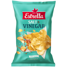 Estrella Estrella Salt & Vin&auml;gerchips 21 X 175 G