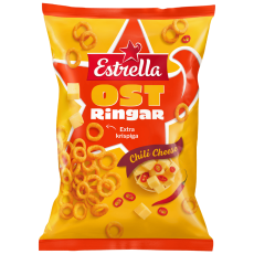 Estrella Estrella Ostringar Chili Cheese 18 X 200 G
