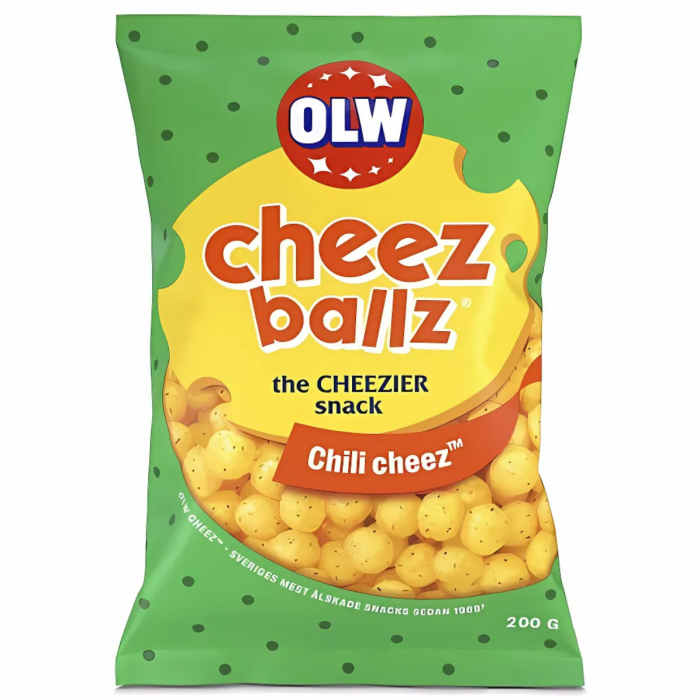 OLW OLW Cheez Ballz Chili Cheez 15 X 200 G