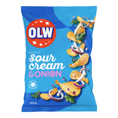 OLW OLW Sourcream & Onion 21 X 175 G