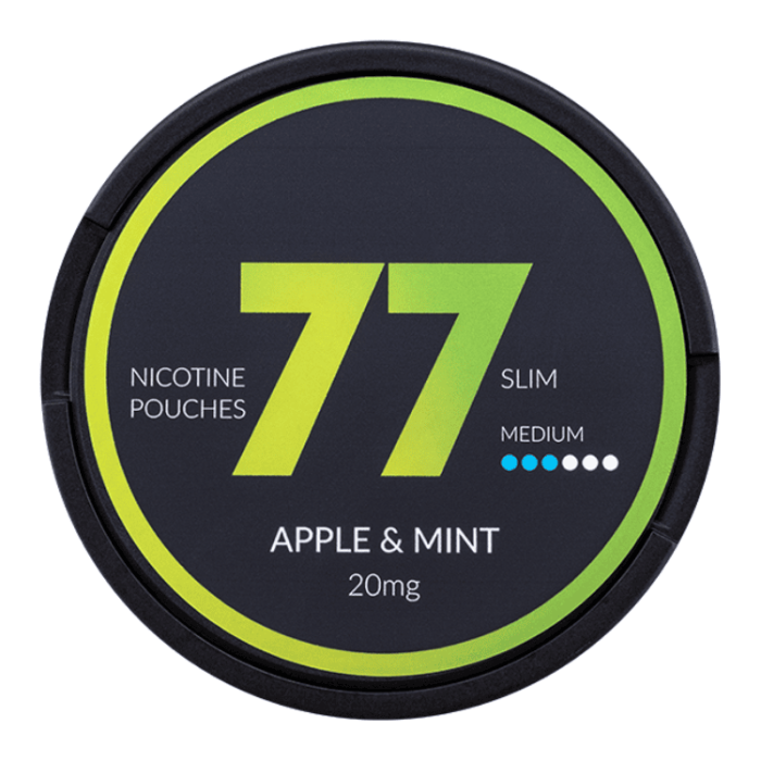  77 Apple Mint Slim Medium All White