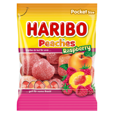 Haribo HAR Persikor 24 X 80 G