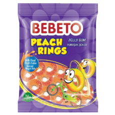  Bebeto Peach Rings 12 X 80 G