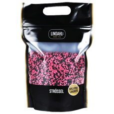  Lindahls Str&ouml;ssel Hallon/Lakrits Hagel 6 X 1 KG