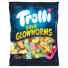 Trolli Trolli Sour Glow Worms 24 X 100 G