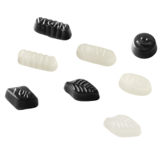 Astra Sweets Astra Sweets Winegum Back & White 4 X 3 KG