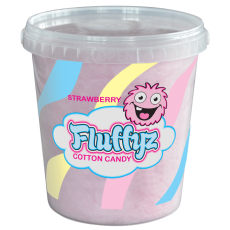  Fluffyz Sockervadd Jordgubb 6 X 50 G